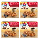Atkins Blueberry Flavored Soft Baked Energy Bars, High in Protein Snack Bar, Low Sugar, High Fiber Snack, Protein Snack, 4 Packungen (je 4 Bars)