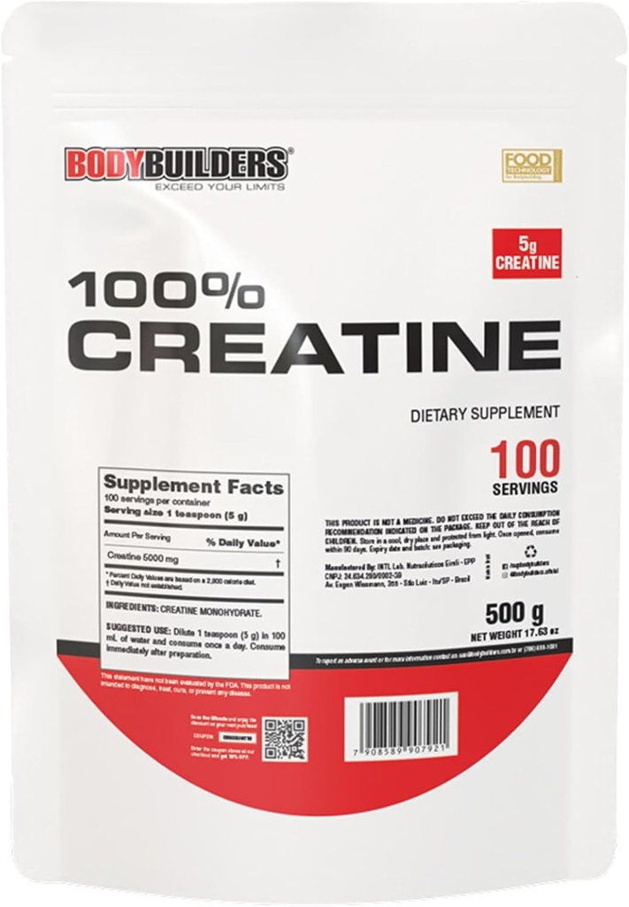 100% Kreatin, entflammt, 1.1lb, 100 Servierungen