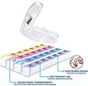 Apex Carex Pill Organizer et Pill Cutter Kit Combo