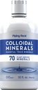 Piping Rock Colloidal Minerals Liquid | 32 fl oz | Unflavored Tinkture Supplement | Plan Abgeleitete essentielle Spurenminerale | Vegetarisch, Nicht-GVO, glutenfrei