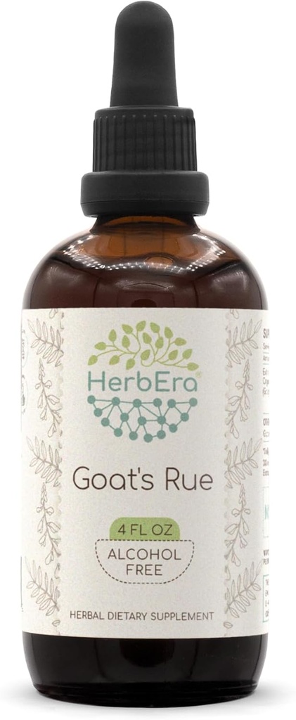Ziegen Rue B120 Alkoholfreie Kräuterextrakt Tinktur, Super-Concentrated Ziegen Rue (Galega officinalis) (4 fl oz)