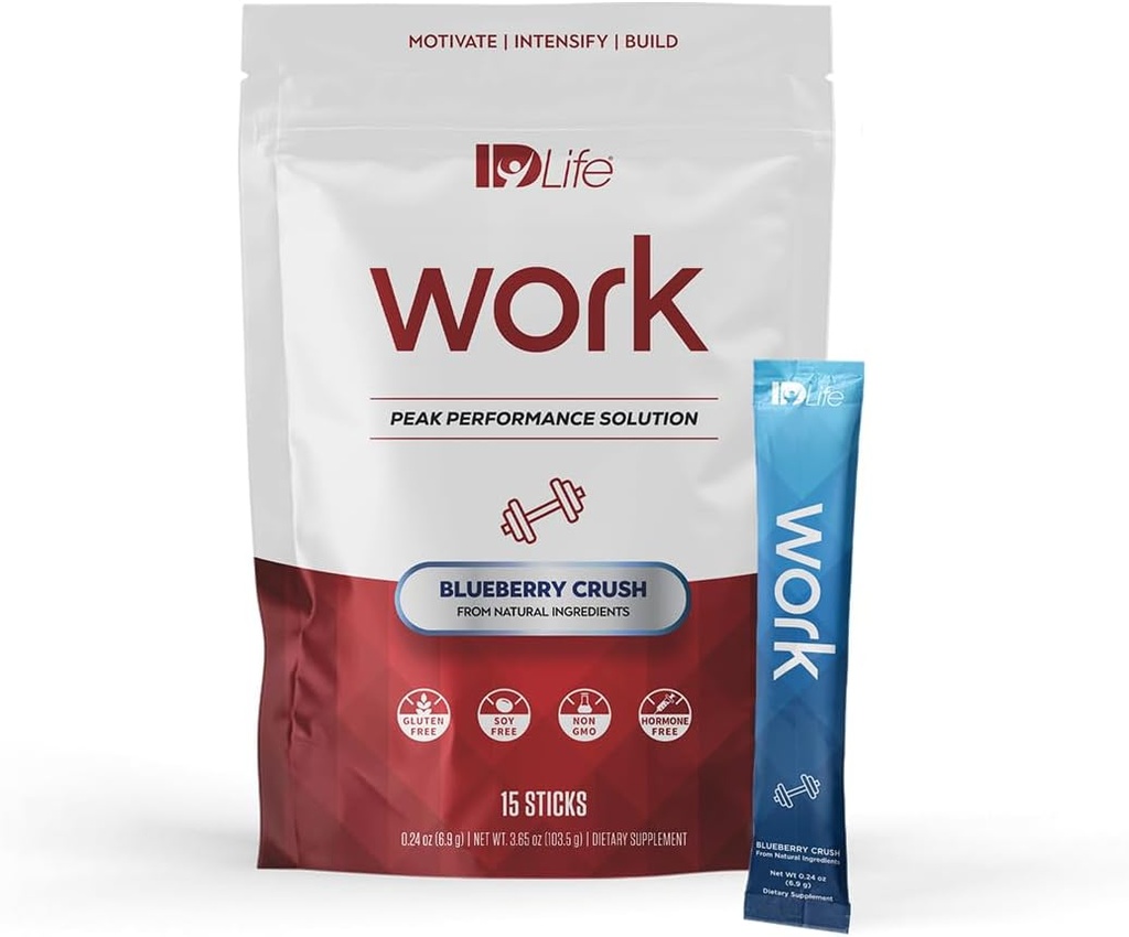 IDLife Blueberry Crush Work - 15 bâtons