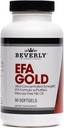 Beverly International EFA Gold, 90 Softgel Kapseln. Hohe Potenz Omega-3s EPA und DHA + Omega 6&9 Fettsäuren. Kombination Fisch, Leinsamen und Borage Öl.