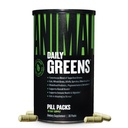 Animal Daily Greens Pill Packs - Kale, Weizengras, Alfalfa & More - Günstig Prebiotic und Probiotic Superfood Blend für Superior Digestion, Gut Health und Immunität für Männer & Frauen - 30 Tage Versorgung