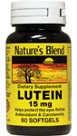 Lutéine 15mg Softgels 60