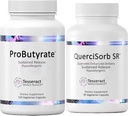 Tesseract Gut & Immun Support Bundle – ProButyrate 600mg & QuerciSorb SR Quercetin 400mg, 120 + 90 Kapseln, Gastrointestinal & Immune Health, Hypoallergen