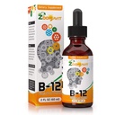 Vitamin B-Komplexe Flüssigkeitstropfen mit schneller Absorption - Super B-flüssig-Komplexe Vitamine B2, B3, B5, B6 & B12 - Natürliche Energie-Boost, Mental Fokus & Gesundes Immunsystem