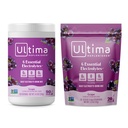 Ultima Replenisher Electrolyte Powder Drink Mix Bundle – Sugar Free – Grape, 90 Servierkanister und 20 Stickpacks – 6 Elektrolyte und Mineralien – Keto Friendly, Vegan, Non-GMO