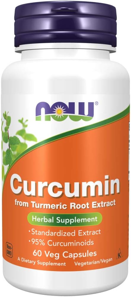 Jetzt Lebensmittel, Curcumin Extrakt 95, 60 Veg Kapseln