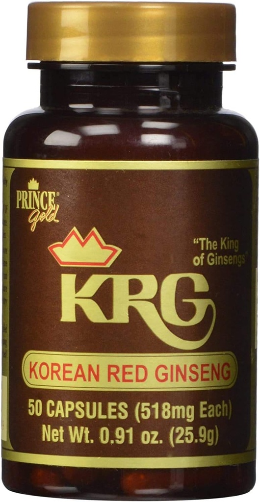 Prince Gold ® Korean Red Ginseng Kapseln (50 ct)