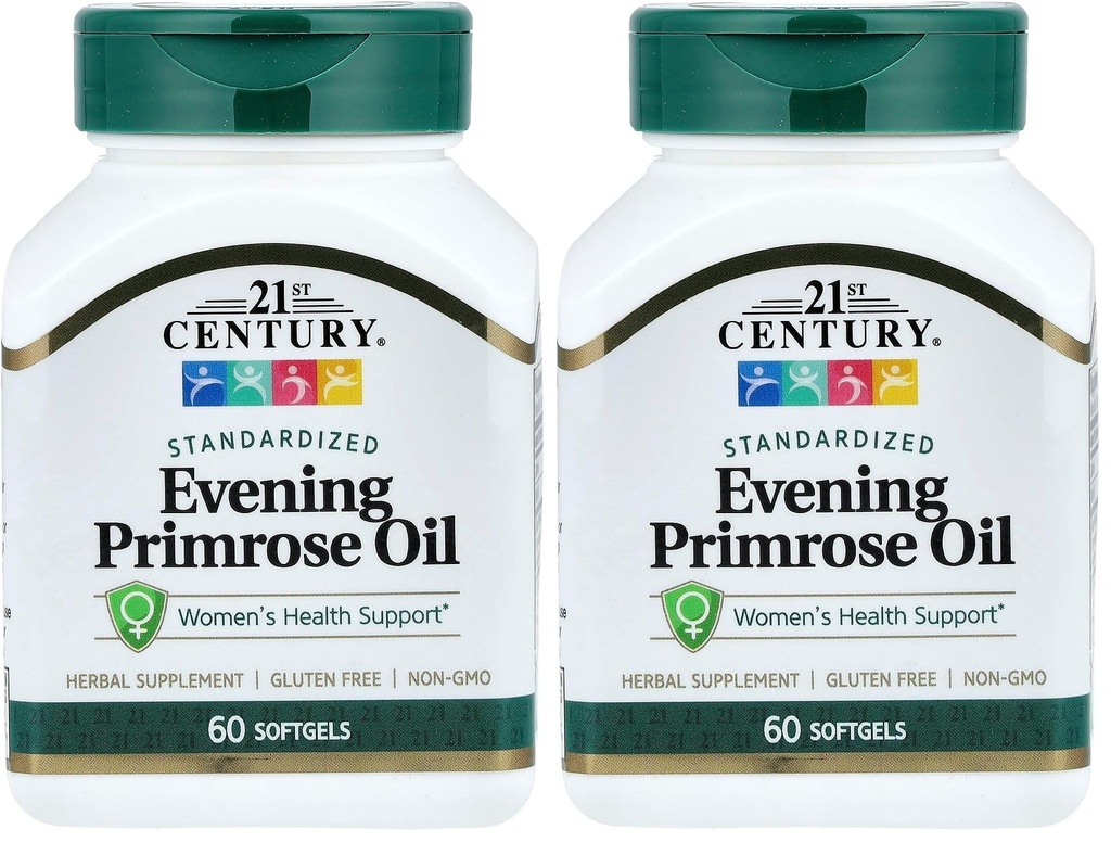 21. Jahrhundert Abend Primrose Öl Softgels, 60 Graf (Pack von 2)