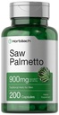 Horbaach Saw Palmetto Extrakt | 900mg | 200 Kapseln | Non-GMO und glutenfreie Formel | Traditionelle Kräuterergänzung | aus Saw Palmetto Beeren