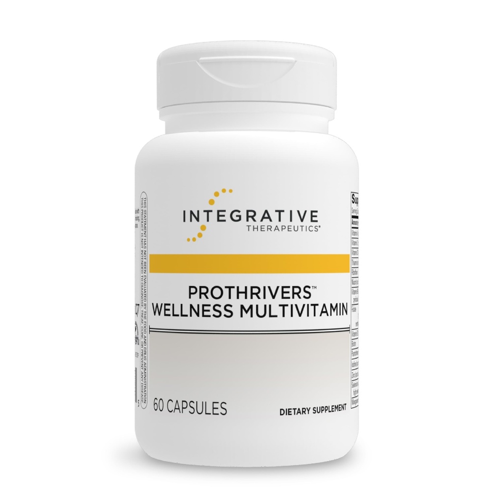 Integrative Therapeutics ProThrivers Wellness Multivitamin - Includes Vitamin A, C & B12 - Multivitamin Supplement with Included Minerals - 60 Capsules (30 Servings)