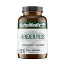 NutraMedix Binder Plus - Umfassender Toxin Binder & Body Detoxifier - Prebiotic Antioxidant Support + Inulin, Bentonite, Aloe Vera, Aktivkohle, Fulvic Minerals & Chitosan (120 Kapseln)