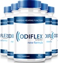 NutraRize (5 Pack) Capsules Odiflex, Formule de santé de l'oreille Premium, Supplément tout naturel pour protéger l'oreille interne, Pills officiels de soutien auditif, Odi Flex Avis (300 Capsules)