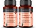pureclinica 1500mg Glucosamin HLC und Chondroitin x 360 Tabletten (2 Flaschen von 180) - 12 Monate Versorgung. Die effektivste und bio Aktiv: Chondroitin 90%, Glucosamin HCL 83,1%