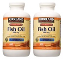 Kirkland Signature hgar Fischöl Konzentrat 2 Pack, 400 Count (Pack von 2)