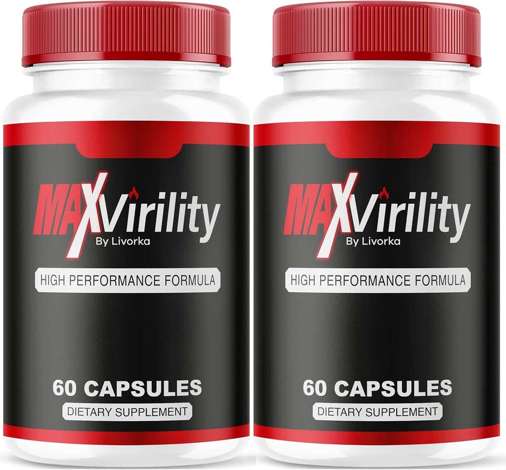 (2 Pack) Max Virility für Männer, Max Virility, Maxvirility für Männer, MaxVirility Capsules, MaxVirility, Max Virility Supplement, Max Virility Pills für Männer, Max Virility Pills, 120 Kapseln für 2 Monate
