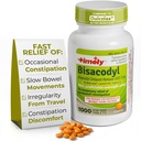 Timely Laxative Bisacodyl 5mg Tabletten - Stimulant Laxatives for Constipation Fast Acting & Gentle - Overnight Constipation Relief für Erwachsene -1000 Tabletten