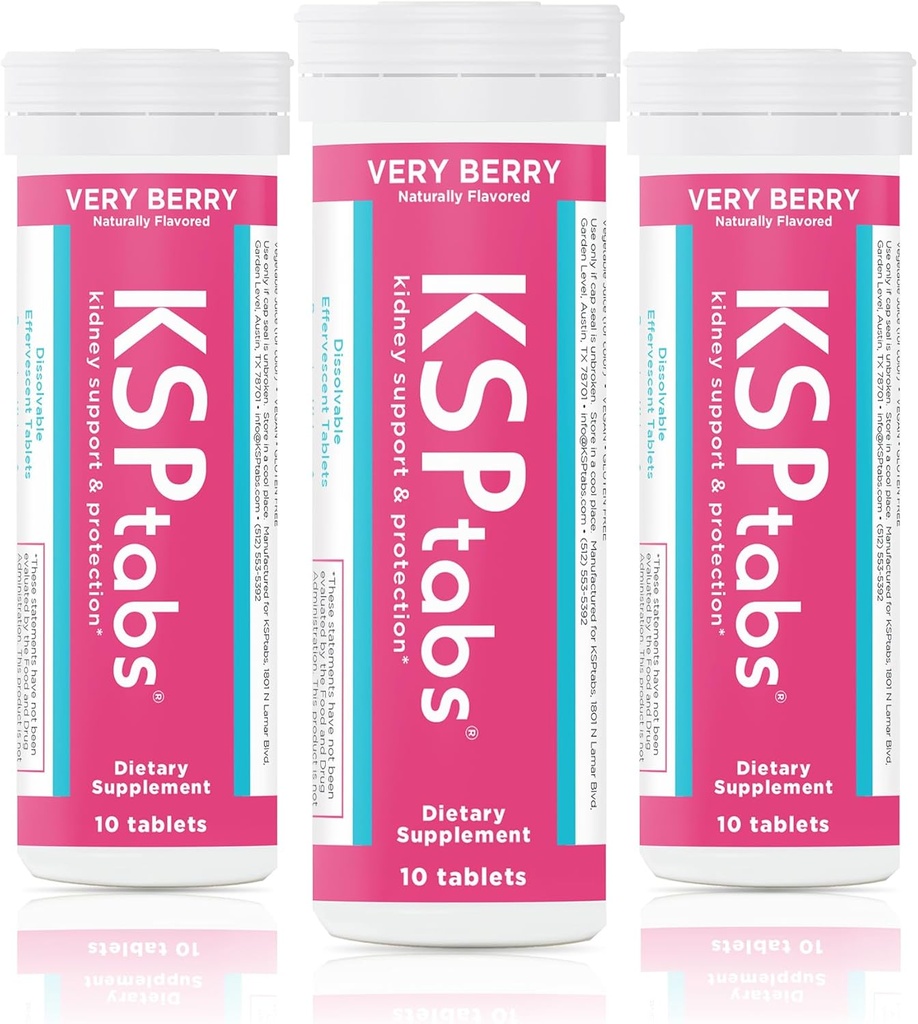 Alle natürlichen Hydration & Nierengesundheit Nahrungsergänzungsmittel zur Bekämpfung von Calcium Oxalat Kristallbildung, sehr Berry-3 Pack