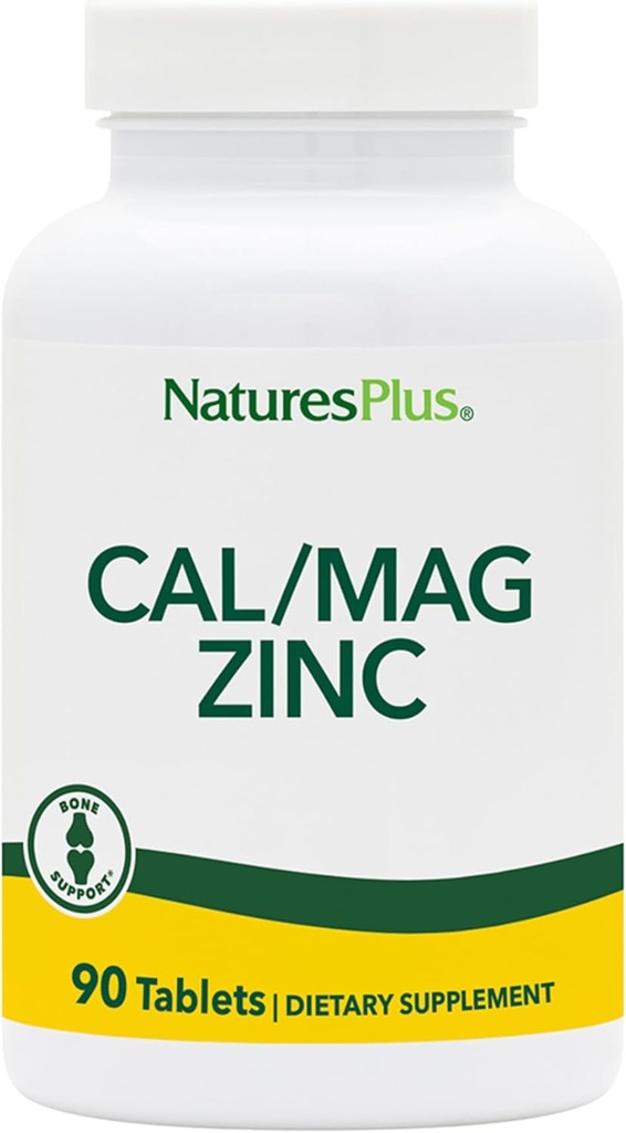 Nature's Plus Cal Mag Zinc - 90 comprimés