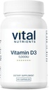 Vital Nährstoffe Vitamin D 5000 IU | Vitamin D3 Supplement | Gesunde Knochen, Zähne, Muskeln*| Cellular & Immune Funktion | Calcium Absorption | Gluten, Milch und Soja Kostenlose | 90 Kapseln