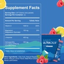 UltraCalm Super Cortisol Drink, Calm Magnesium Glycinat Pulver (30 Servierungen), L-Theanin, Ashwagandha, Vitamin D, kein Zucker, Himbeere Lemonade Elektrolyte Pulver-1