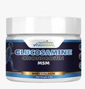 VITAMISAN Premium Bio Glucosamin & Chondroitin Creme mit MSM, Arnica, & Collagen