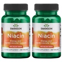 Swanson Niacin (Vitamin B3) - Vitamin-Ergänzung zur Unterstützung von Herz-Gesundheit und Kohlenhydrat-Mebolismus - Fördert natürliche Energieproduktion - (250 Tabletten, 100mg NE Jeder) (2 Packung)