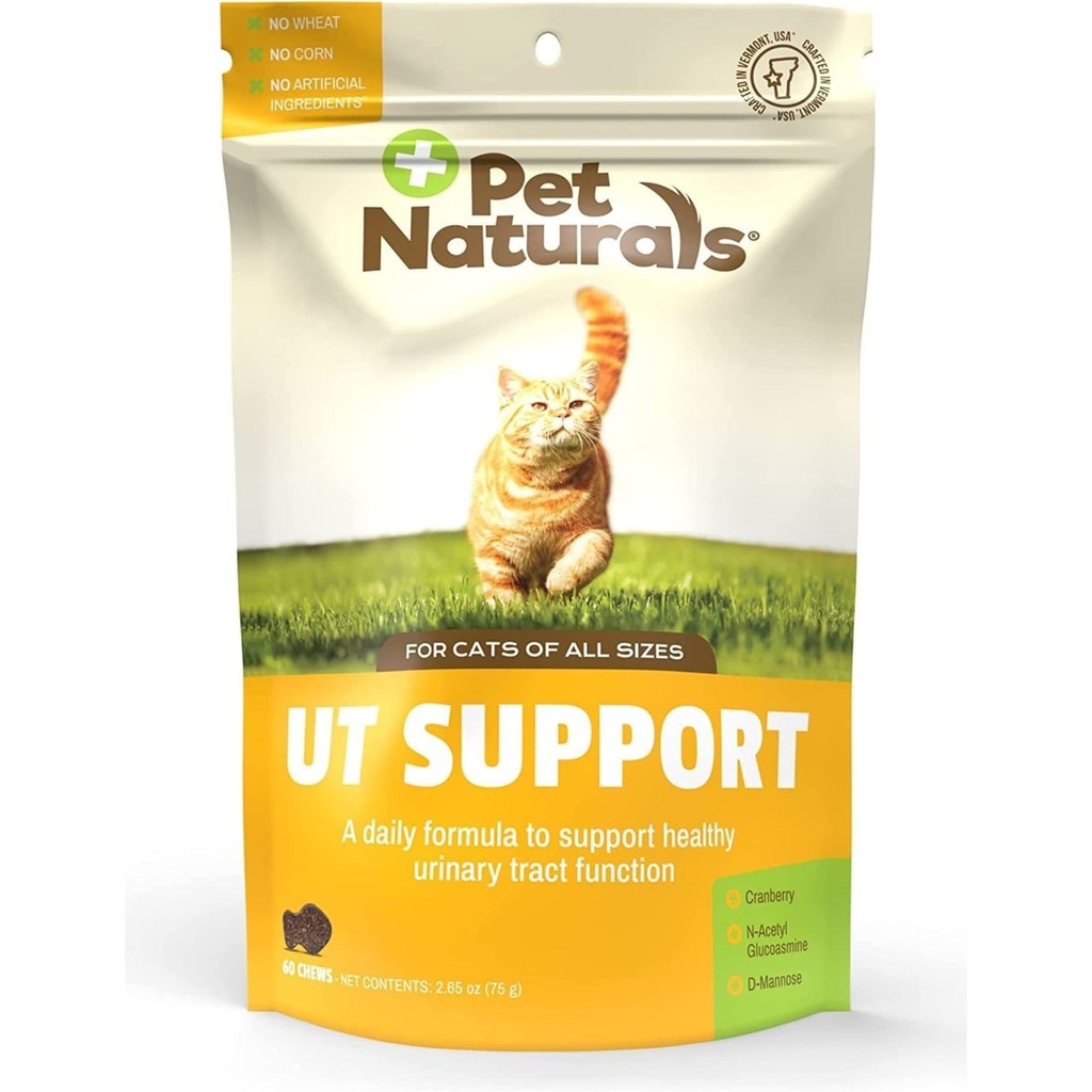 Pet Naturals UT Support Urinary Tract Supplément pour chats, 60 Chews