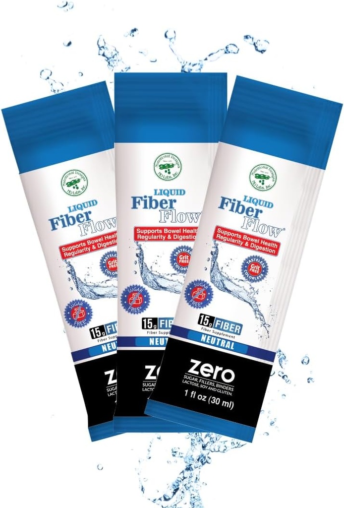 Ernährungsformen Flüssiger Faserstrom Zuckerfreie Prebiotische Inulinfaserergänzung, All Natural Bowel Regularity Drink für gesunde Darm Balance, 100 Packungen