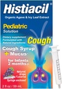 Histacil Organic Agave Jarabe para TOS, Bébés de 2 mois et plus, Toux + Relief mucus fait avec l'extrait Agave & Ivy Leaf, Formule pédiatrique pour les enfants de jour Mucus Arôme de raisin, 2 fl oz