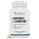 Biovy High Absorption Propionyl-L-Carnitin (PLCAR) Keine künstlichen Füllstoffe - Effektive Propionyl L Carnitine HCL-Ergänzung zur Unterstützung der Blutzirkulation - 120 Kapseln