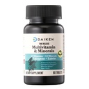 DAIKEN Mini Multivitamin, 60 Tabletten, Enhanced with Lutein, Lycopin & Folsäure, Time Released Multivitamin für Frauen & Männer, Vegan & Easy to Swallow