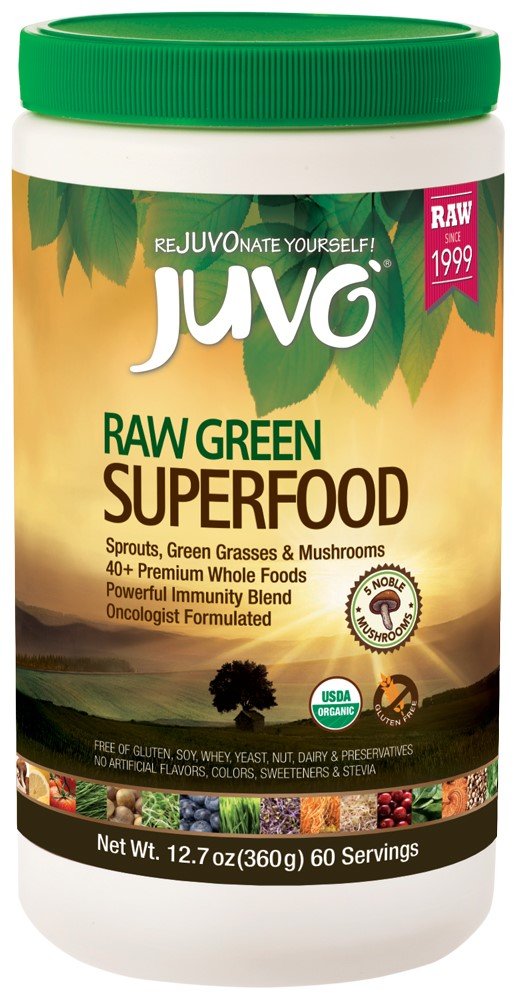 Juvo Raw Green Superfood, 12.7 Ounce, 60 Portionen, Vegan, Glutenfrei, Non-GMO, Kosher