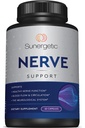 Premium Nerve Support Supplement – mit Alpha Lipoic Acid (ALA) 600 mg, Acetyl-L-Carnitin (ALC) & Benfotiamin - Nerve Support Formel für gesunde Zirkulation, Füße, Hände & Zehen - 60 Kapseln
