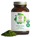 PURE SYNERGY Organic Wheat Grass Juice Powder | Chlorophyll-Rich Green Juice Powder | Raw Organic USA Weizengras | für Energie, Alkaline Balance und Verdauungsunterstützung (5.3 Unze)