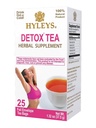 Hyleys Detox Tee für Sauberkeit – Schwarzer Tee mit Ingwer, Honig &amp; Zimt – 25 Teebeutel (1 Packung) – Unterstützt Verdauung, Entgiftung & Bloating Relief
