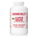 Sunshine Valley® Super Inositol, supplément alimentaire en poudre de vitamine B8, supplément naturel de fertilité PCOS, équilibre hormonal et soutien de la fonction ovarienne saine - 8oz