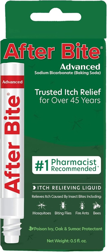 Après la piqûre, traitement des piqûres d'insectes préféré par Pharmacist, 0,5 once (4 pack), Multi (0006-1030)