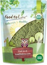 Essen zu leben Bio Alfalfa Pulver, 4 Unzen – Non-GMO, Hergestellt aus roher getrockneten ganz jungen Blättern, Vegan, Bulk, Groß für Bäckerei, Säfte, Glatteien, Tee & Getränke. Gute Quelle für diätetische Faser & Protein