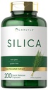 Carlyle Silica Ergänzung Kapseln | 200 Count | aus Pferdeschwanz Extrakt | Non-GMO & Gluten Kostenlos