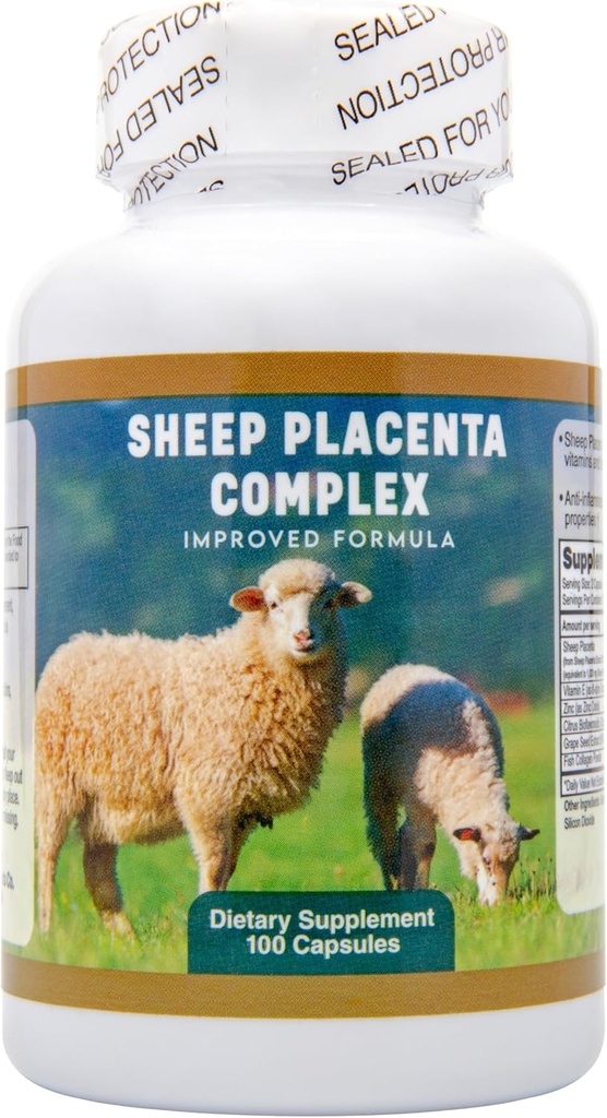 8 x Sheep Placenta Complex 100 Kapseln, Make In USA, FRESH, Neues Produkt Gutes Produkt!!
