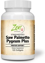 Saw Palmetto & Pygeum Plus - Prostata-Supplement für Prostata & Urinary Tract Health einschließlich häufiger Urination, Beta-Sitosterol unterstützt DHT Blocker für Haarausfall Prävention 120-Softgel