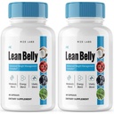 Rize labs (Pack de 2 Lean Belly Capsules de poudre de jus, pilules de formule de jus pour la perte de poids avancée, supplément super-alimentaire pour nettoyer et detox, Commentaires (120 capsules)