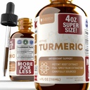 Rejuvica Health Active Turmeric 4oz XL Super Size - Advanced Liquid Supplement Tincture - Curcuma Longa Extract Drops - Turmeric Roots Only - Natürliche Heilung Curcumin