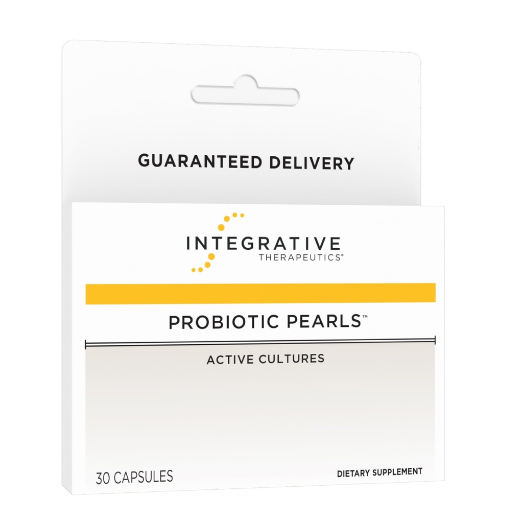 Integrative Therapeutik Probiotische Perlen - Tägliche Verdauungsergänzung für Gutgesundheitsunterstützung* - Probiotische Kapseln für Immungesundheitsunterstützung* - Sojafrei - 30 Zähler (30 Portionen)