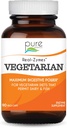 Real-ZymesTM Végétarien Supplément enzymes digestifs avec probiotiques pour une meilleure digestion - Support naturel pour soulager les ballonnements, le gaz, le bélissement, la diarrhée, la constipation, l'IBS, etc. - 90 capsules
