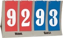 Champion Sport FAS4 Flip A Score Tableau Score, 5" Nombres