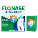 Flonase Sensimist Allergy Relief Nasal Spray - Nicht-Drowsy 24HR Lang anhaltendes Allergy Relief mit feinem, scent-Free Mist - 120 Sprays Plus Bonus Pack von Tissues